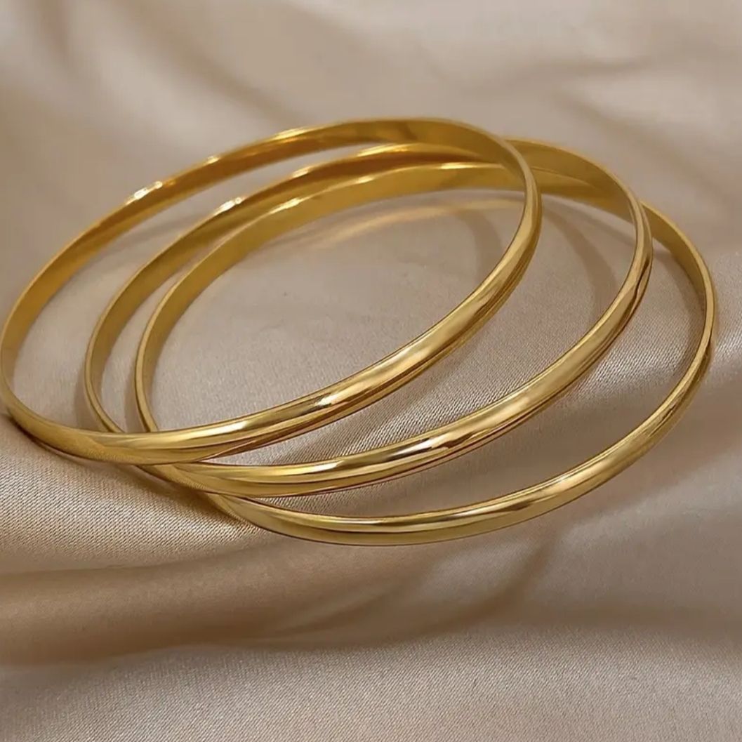 Gold Bangles Set